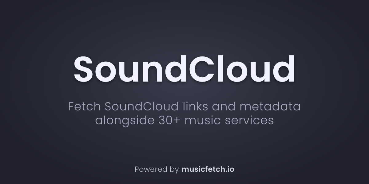 SoundCloud overview - Musicfetch